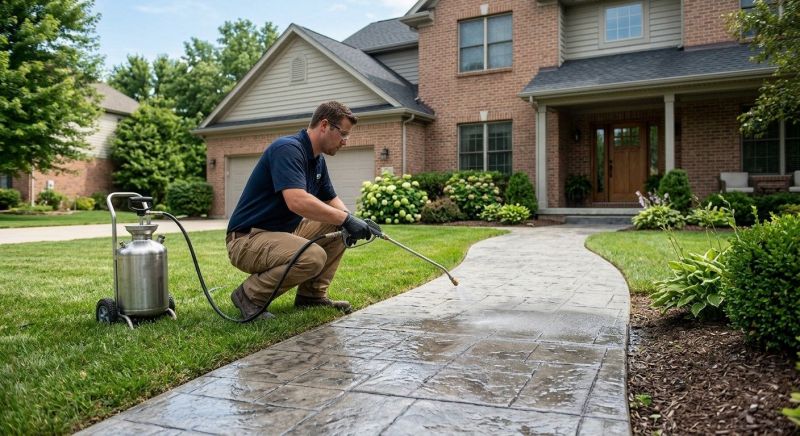 Concrete Walkway Sealing in Gig Harbor, WA